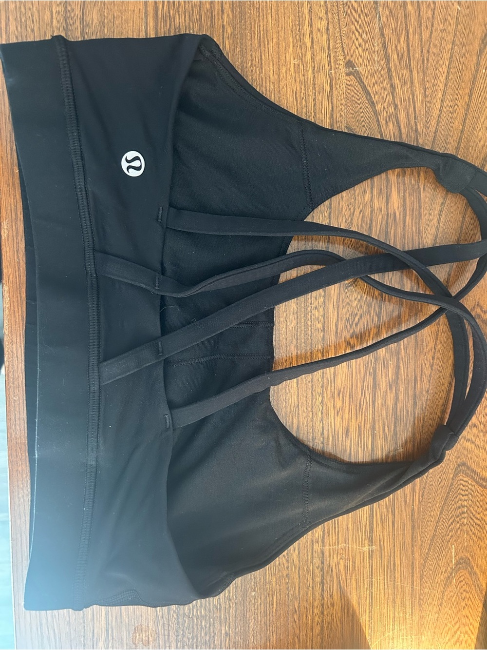 lululemon athletica Black Strappy Sports Bra Top
